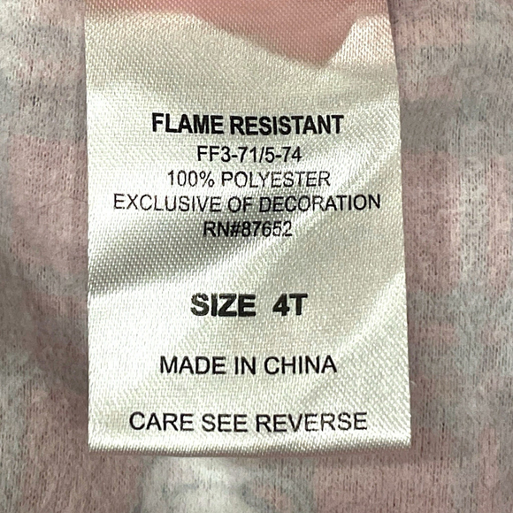 Disney Girls 4T Plaid Minnie Mouse Nightgown Flannel Ruffle Christmas Granny - Picture 7 of 12